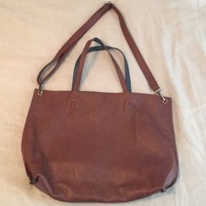 Free People Slouchy Vegan Reversible Tote Bag